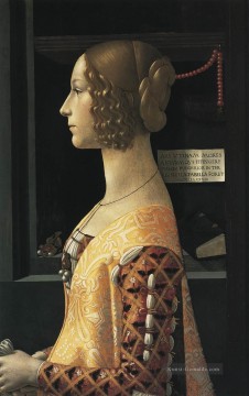 Porträt von Giovanna Tornabuoni Florenz Renaissance Domenico Ghirlandaio Ölgemälde
